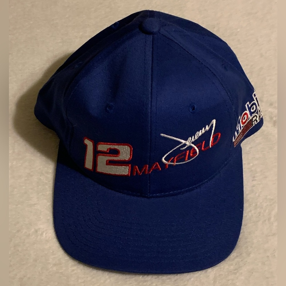 Jeremy Mayfield #12 Mobil 1 Racing NASCAR hat